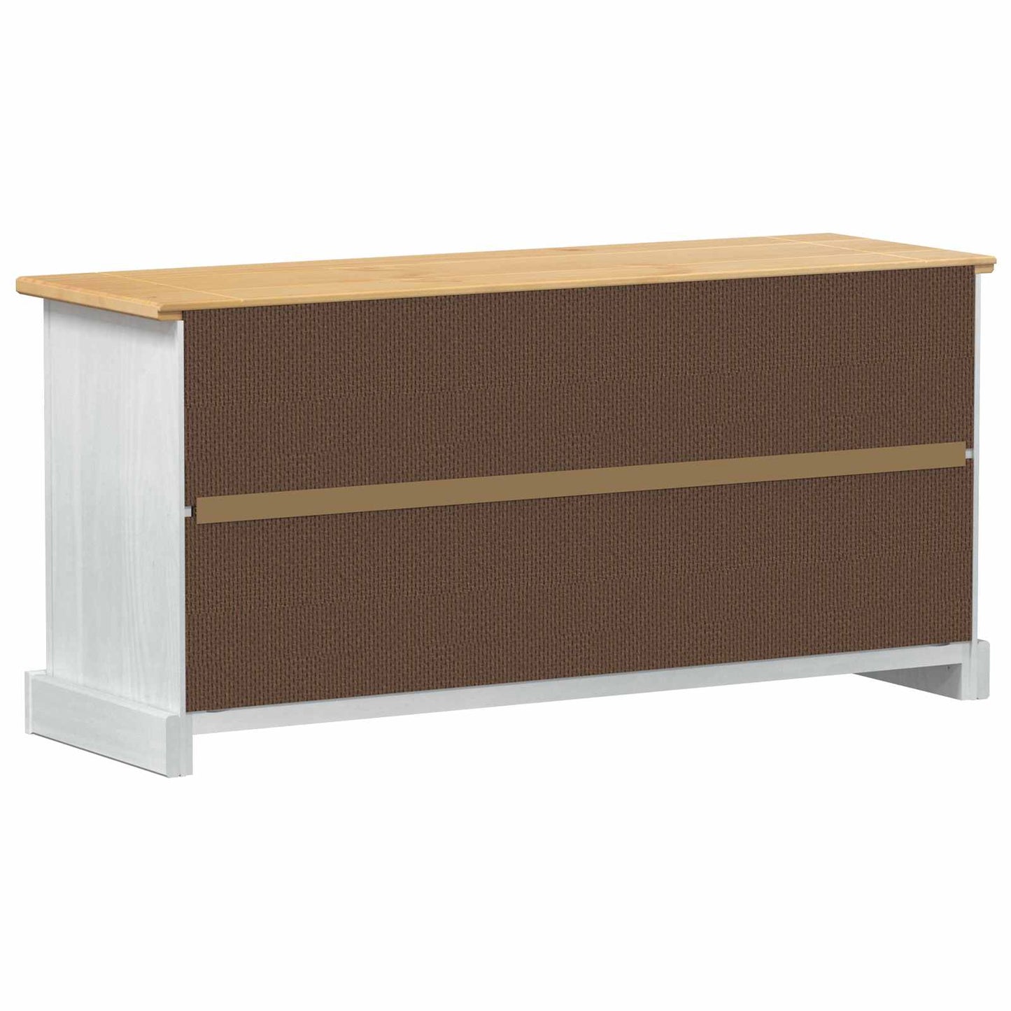 Skoställ Vit Skoskåp med hylla Corona 99 x 32 x 49 cm Massiv furu