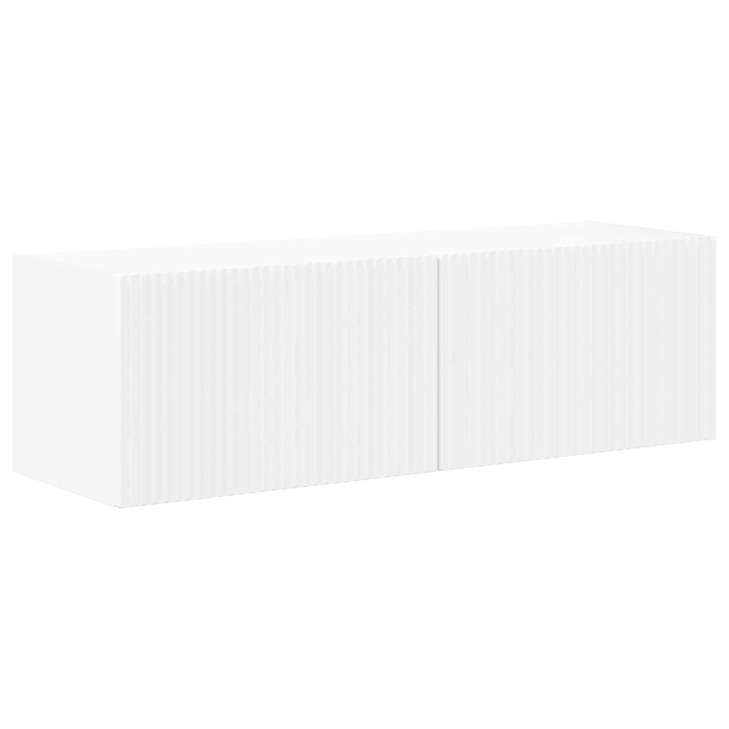 TV väggskåp set Väggmonterad 6 pcs Vit
