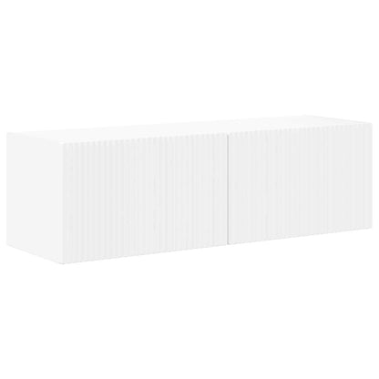 TV väggskåp set Väggmonterad 6 pcs Vit