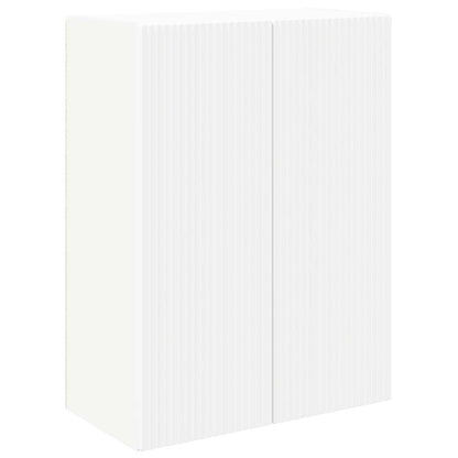 TV väggskåp set Väggmonterad 6 pcs Vit