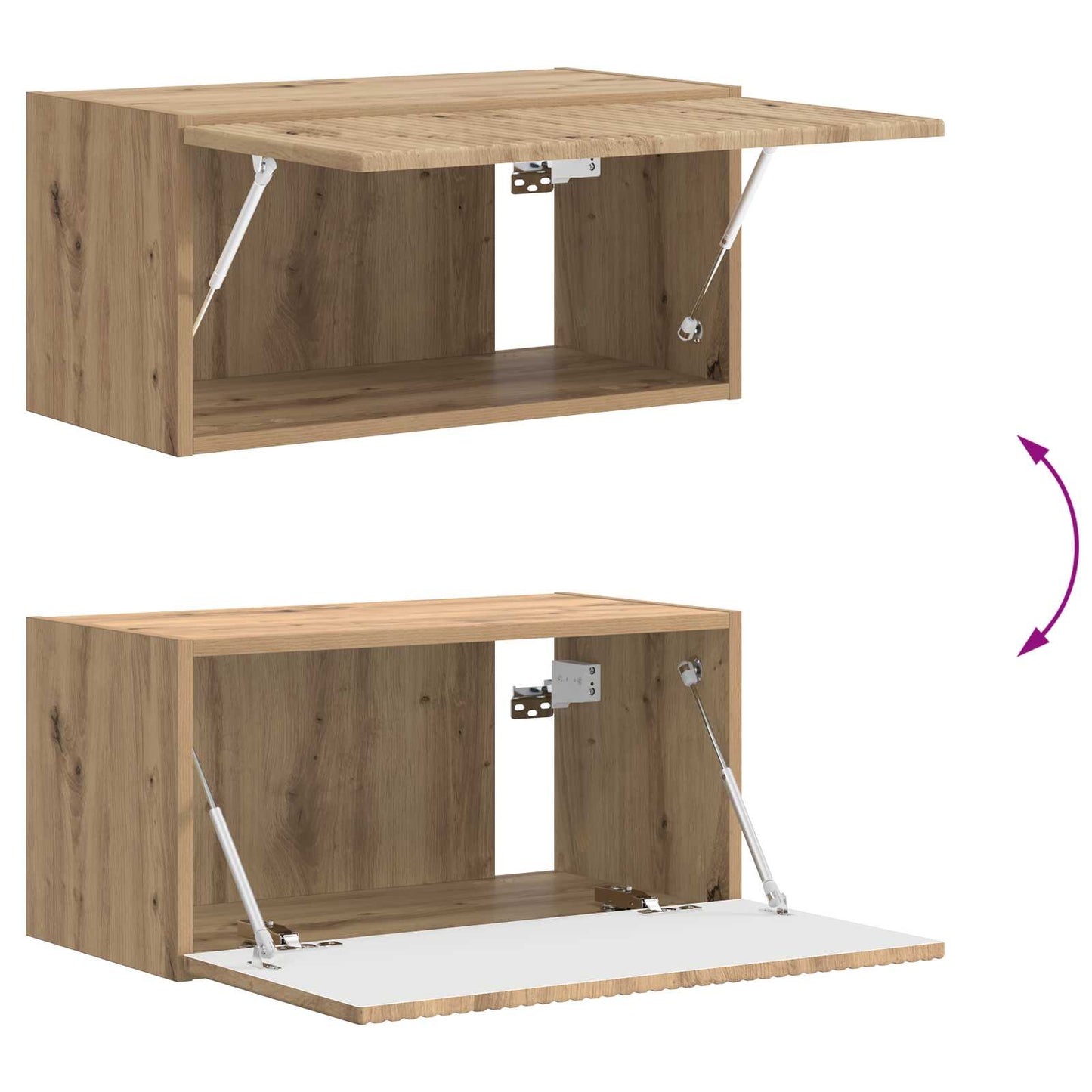 TV-bänkset 8 pcs Artisan Ek Konstruerat trä