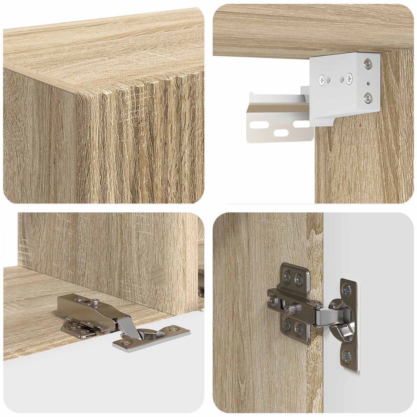 TV-skåp 8 pcs Sonoma-ek