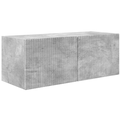 TV-skåp 8 pcs Betonggrå