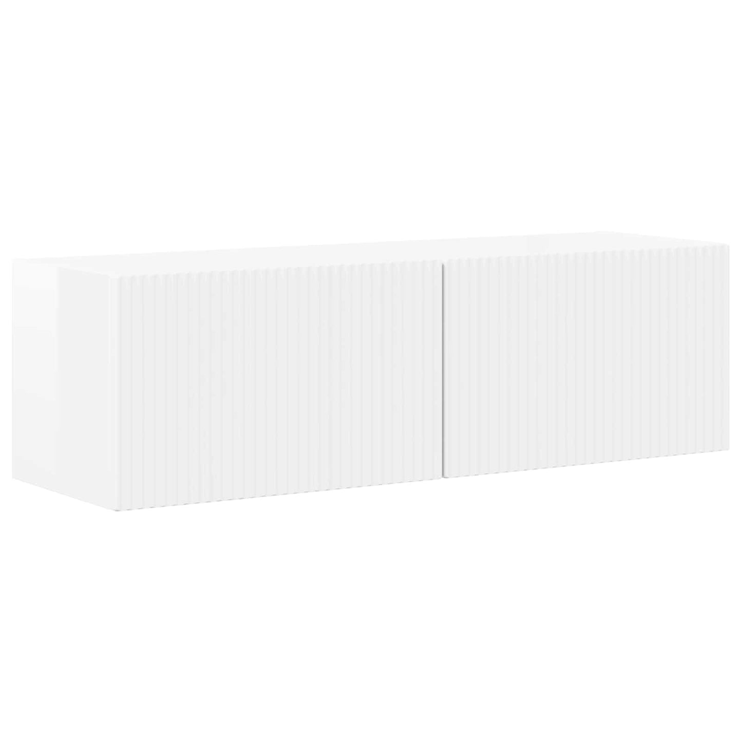 TV-skåp 8 pcs Högblanka vita