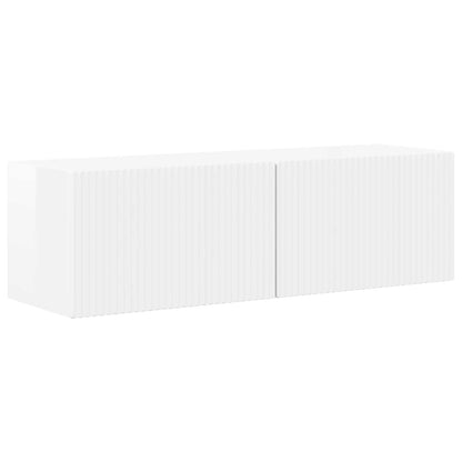 TV-skåp 8 pcs Högblanka vita