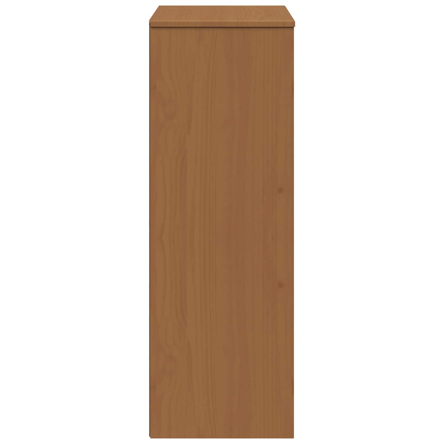 Hutch Karamell 90 x 35 x 100 cm Massivt furu och härdat glas