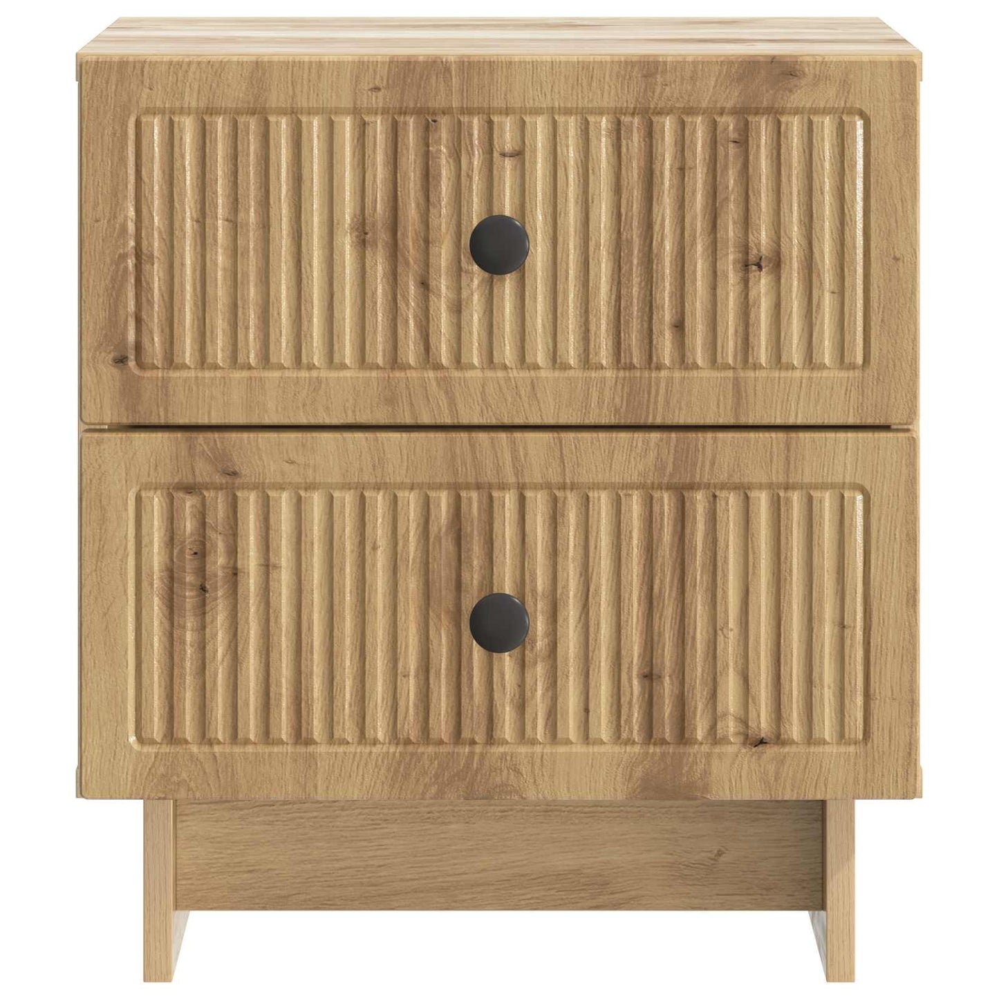 Nattduksbord med låda 2 pcs Artisan-ek 43 x 34,5 x 47,5 cm