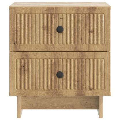 Nattduksbord med låda 2 pcs Artisan-ek 43 x 34,5 x 47,5 cm