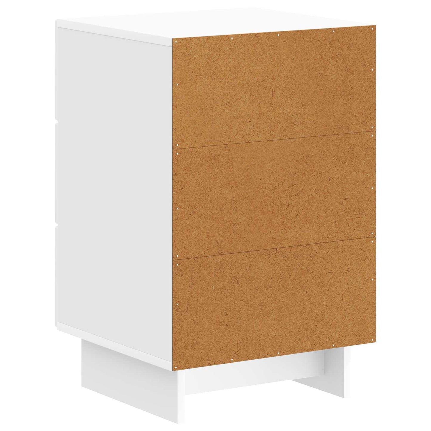 Nattduksbord Vit högglans 43 x 41 x 66,5 cm Konstruerat trä