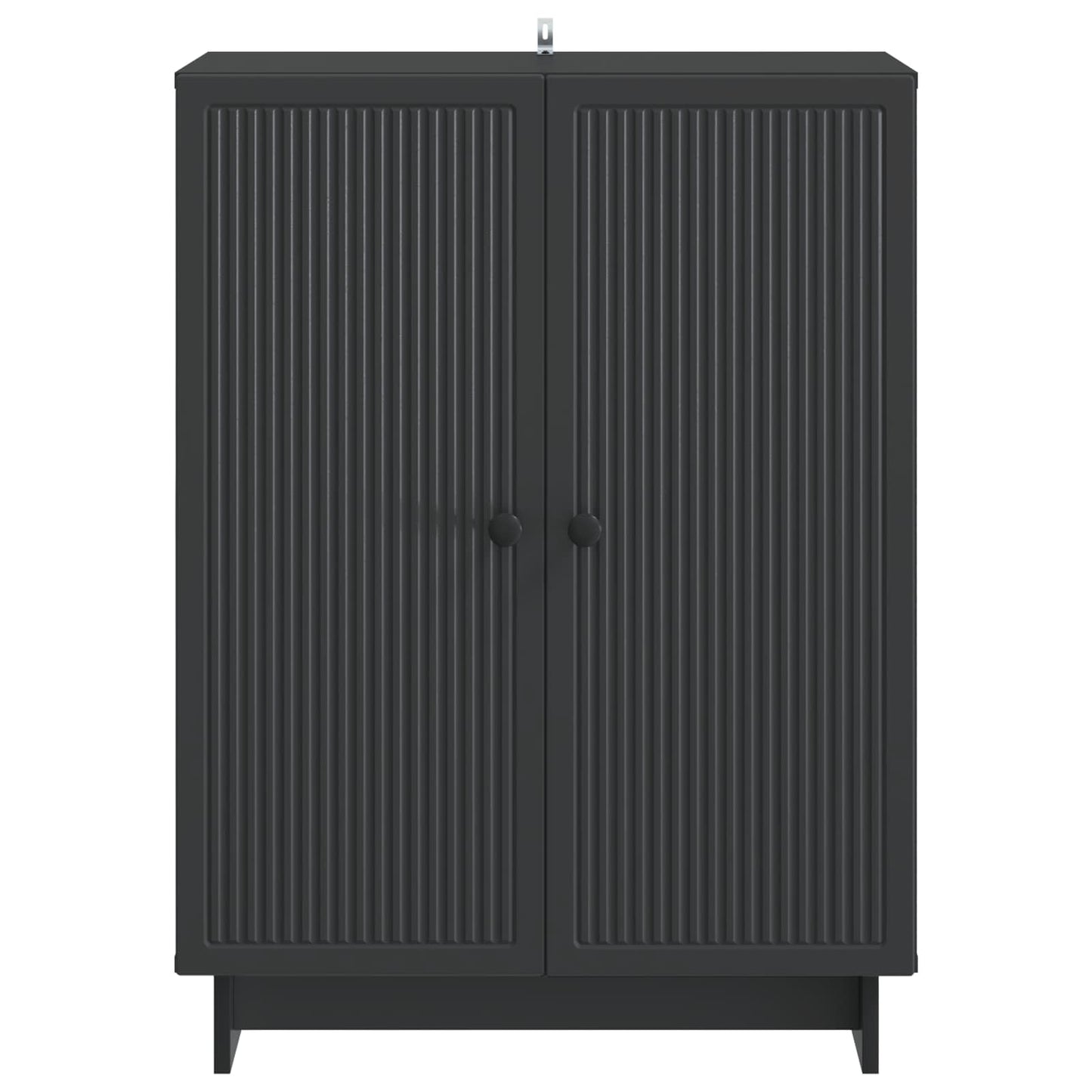 Sideboard Svart 66 x 34,5 x 90 cm Konstruerat trä