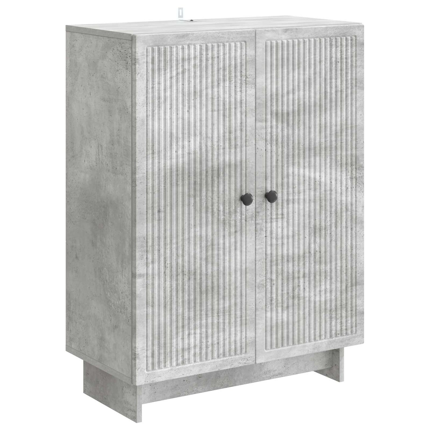 Sideboard Betonggrå 66 x 34,5 x 90 cm Konstruerat trä