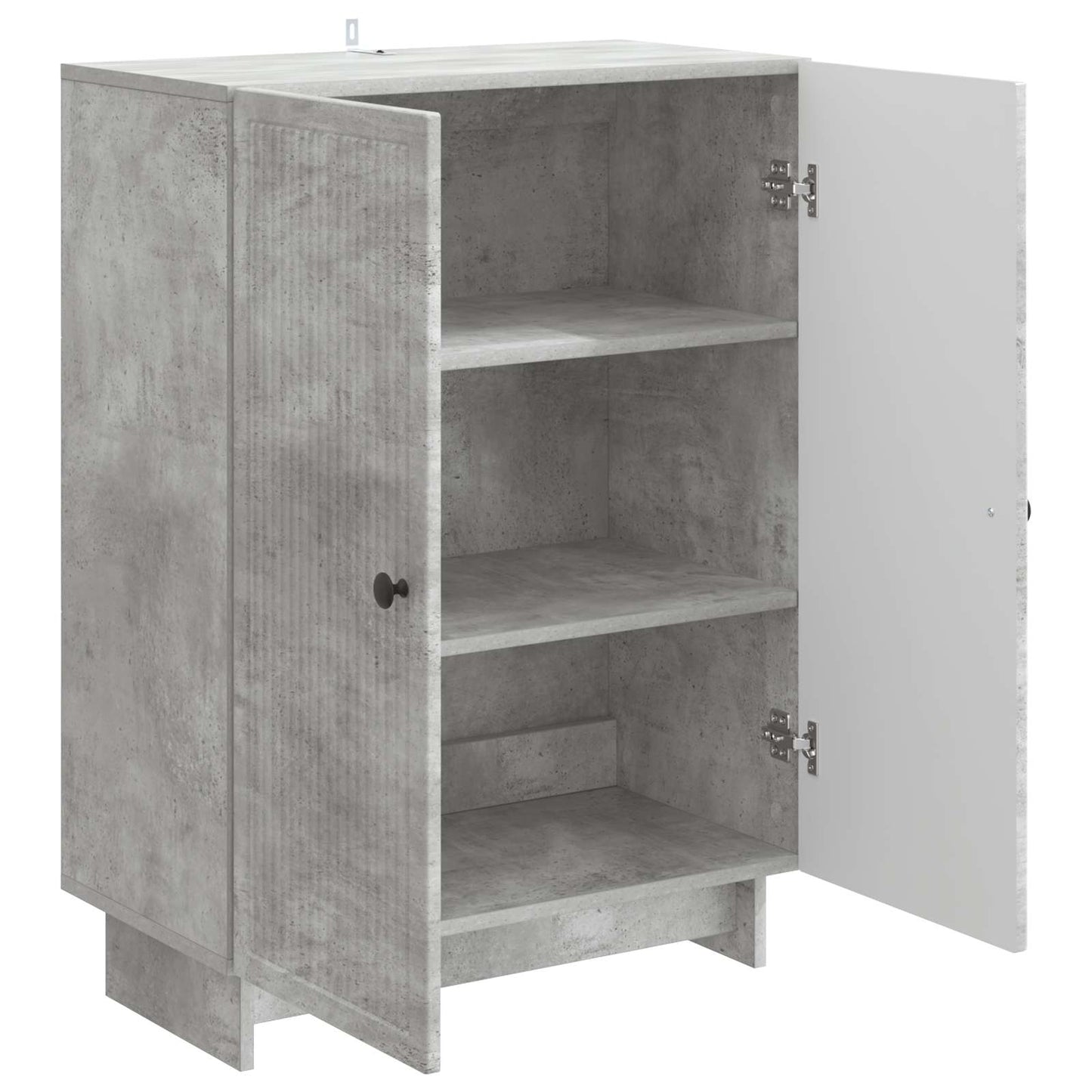 Sideboard Betonggrå 66 x 34,5 x 90 cm Konstruerat trä