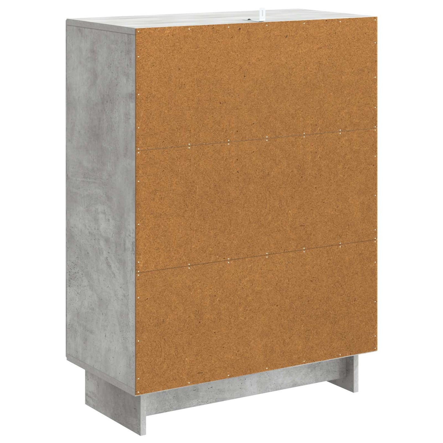 Sideboard Betonggrå 66 x 34,5 x 90 cm Konstruerat trä