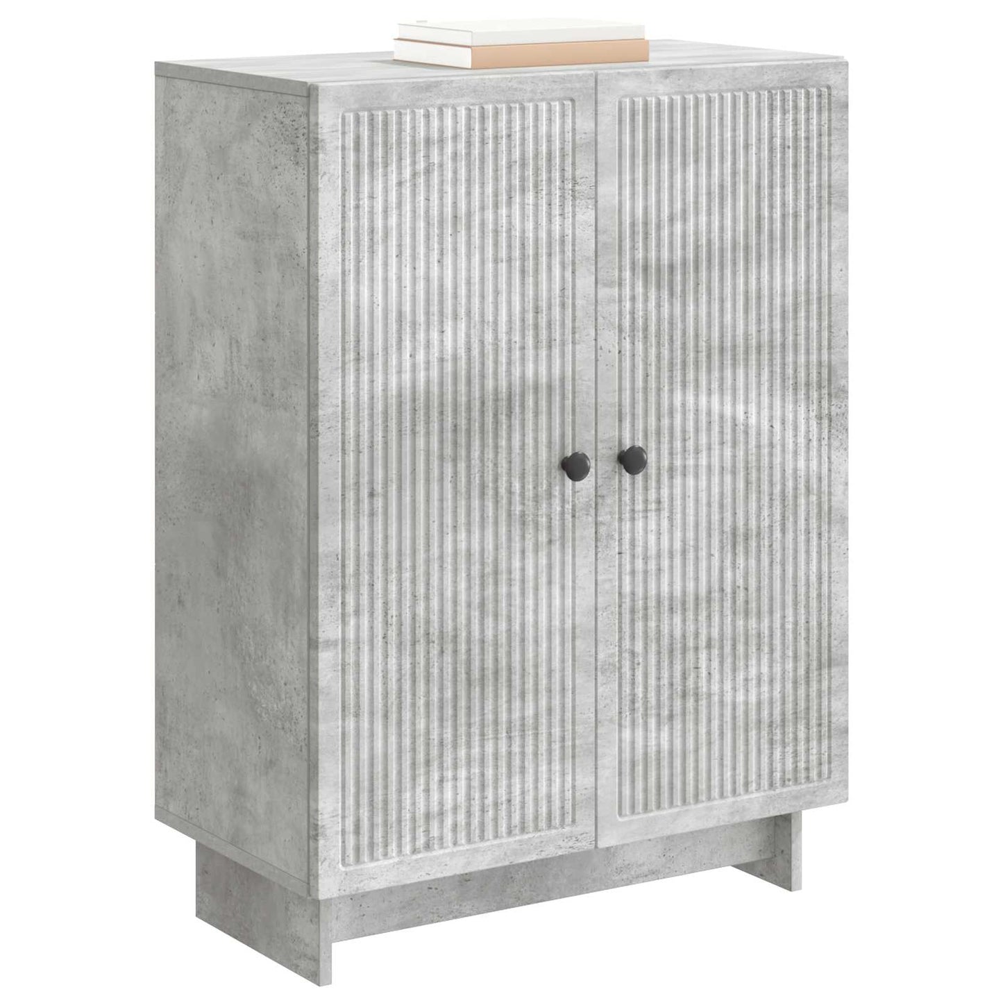 Sideboard Betonggrå 66 x 34,5 x 90 cm Konstruerat trä