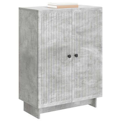 Sideboard Betonggrå 66 x 34,5 x 90 cm Konstruerat trä