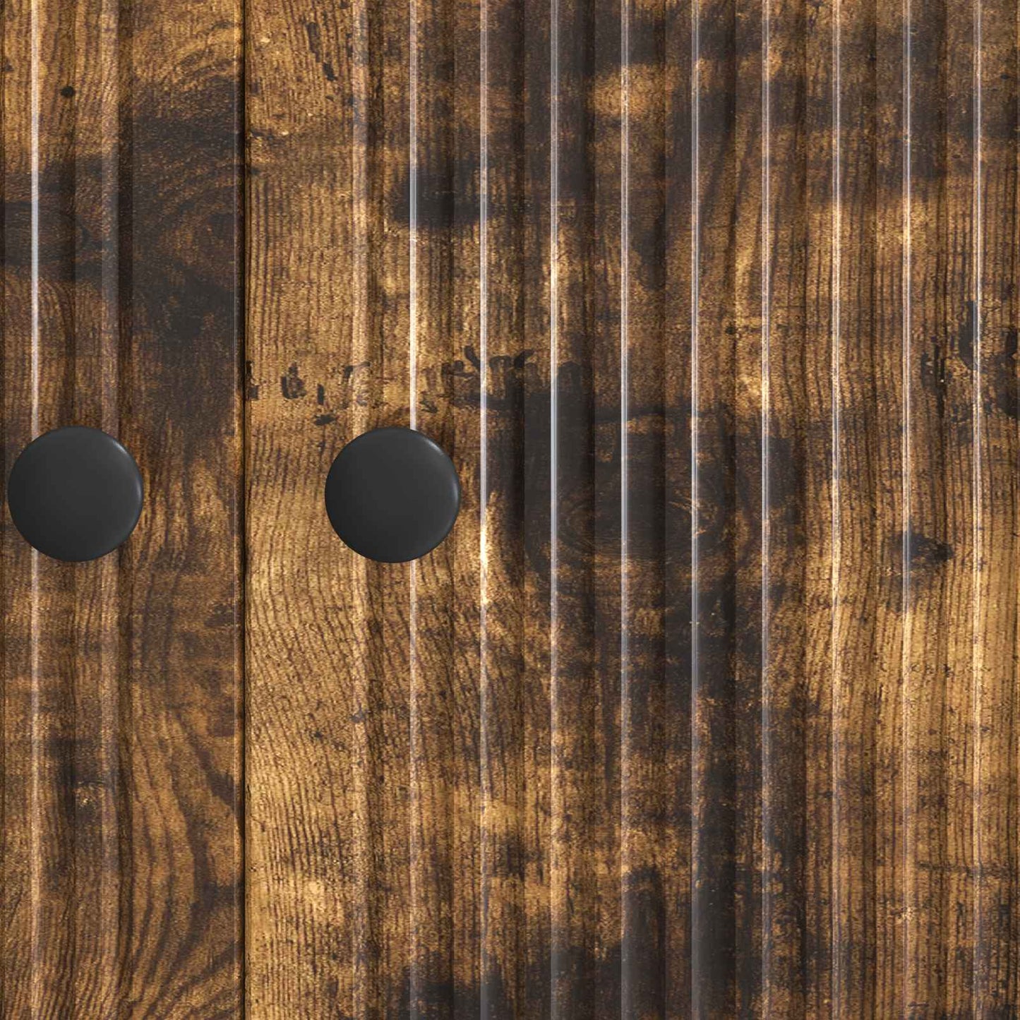 Sideboard Rökt ek 66 x 34,5 x 90 cm Konstruerat trä