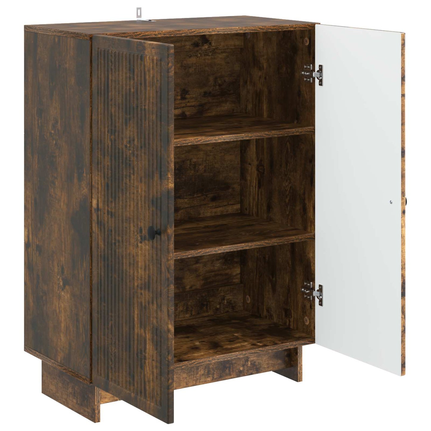 Sideboard Rökt ek 66 x 34,5 x 90 cm Konstruerat trä