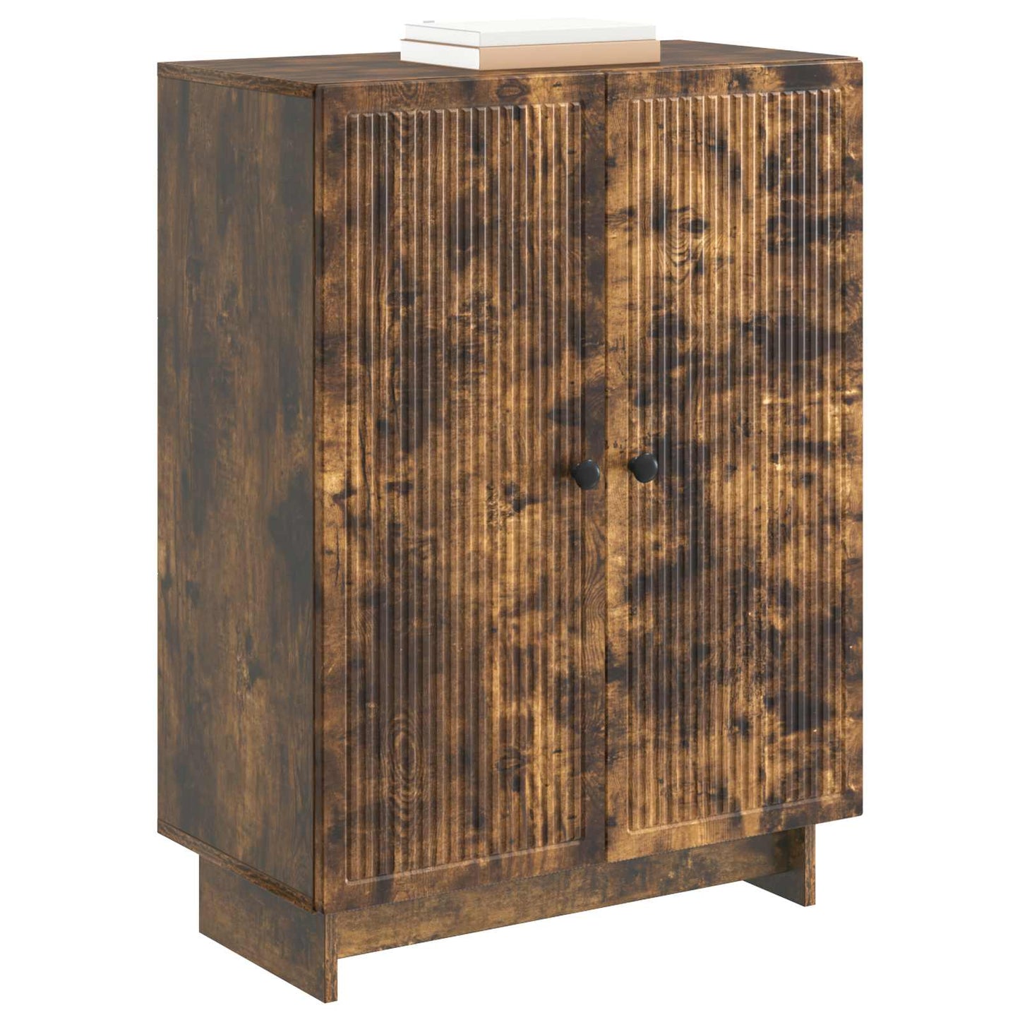 Sideboard Rökt ek 66 x 34,5 x 90 cm Konstruerat trä