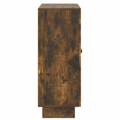Sideboard Rökt ek 66 x 34,5 x 90 cm Konstruerat trä
