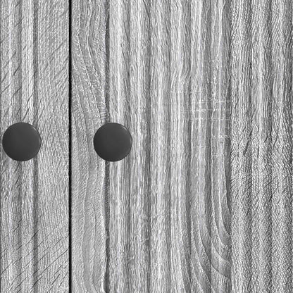 Sideboard Grå sonoma-ek 66 x 34,5 x 90 cm Konstruerat trä