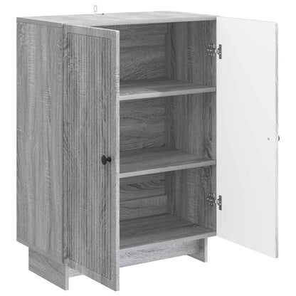 Sideboard Grå sonoma-ek 66 x 34,5 x 90 cm Konstruerat trä