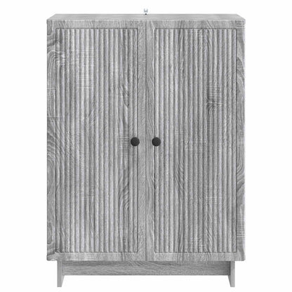 Sideboard Grå sonoma-ek 66 x 34,5 x 90 cm Konstruerat trä