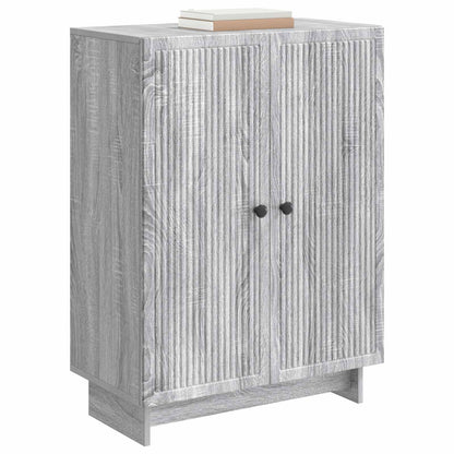 Sideboard Grå sonoma-ek 66 x 34,5 x 90 cm Konstruerat trä