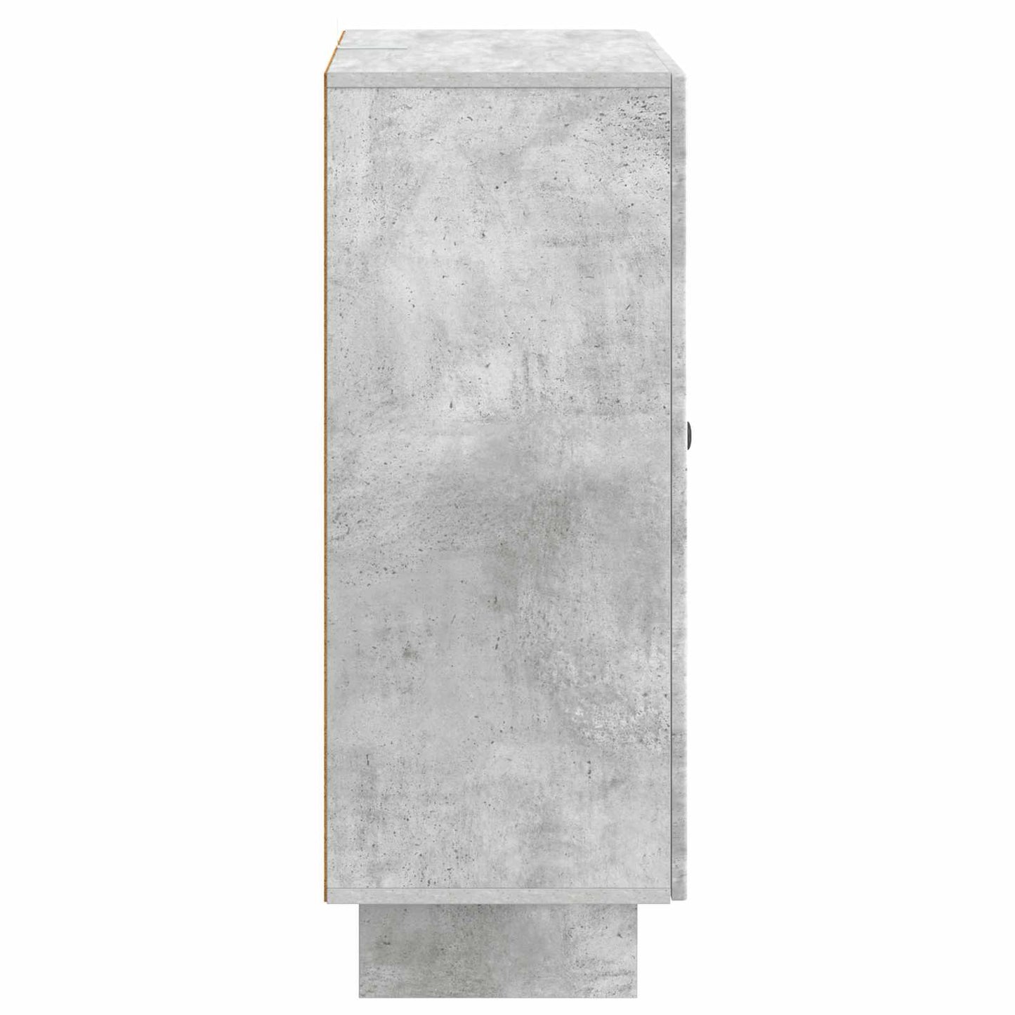 Sideboard med låda Betonggrå 66 x 34,5 x 90 cm Konstruerat trä