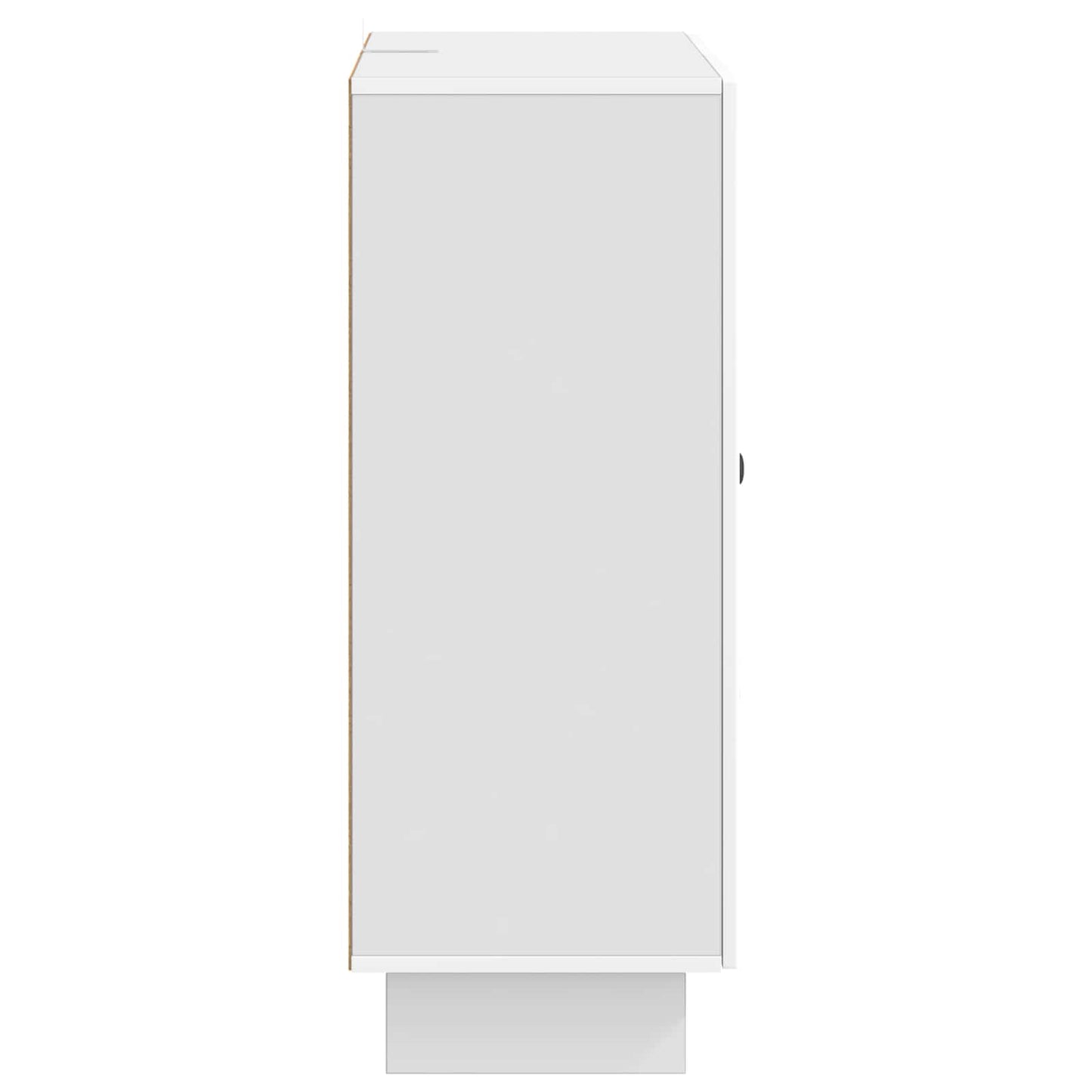 Sideboard Vit högglans 66 x 34,5 x 90 cm Konstruerat trä
