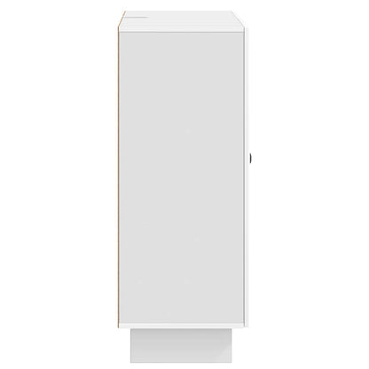 Sideboard Vit högglans 66 x 34,5 x 90 cm Konstruerat trä