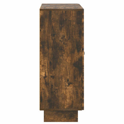 Sideboard med låda Rökt ek 66 x 34,5 x 90 cm Konstruerat trä
