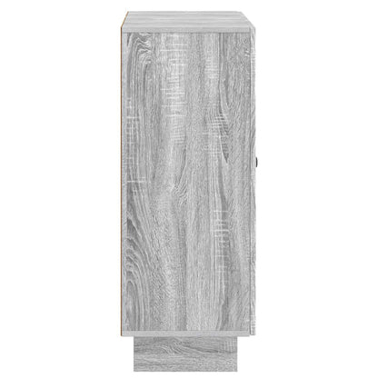 Sideboard Grå sonoma-ek 66 x 34,5 x 90 cm Konstruerat trä