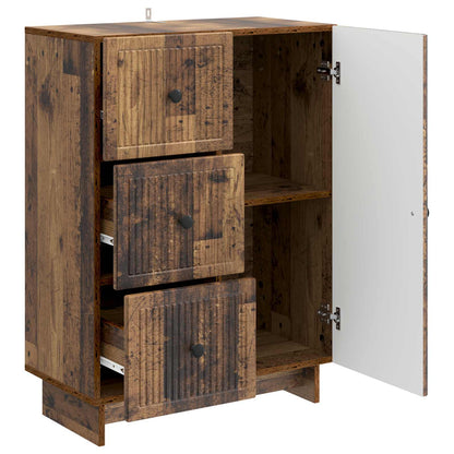 Sideboard Gammalt trä 66 x 34,5 x 90 cm Konstruerat trä