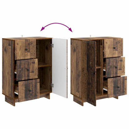 Sideboard Gammalt trä 66 x 34,5 x 90 cm Konstruerat trä