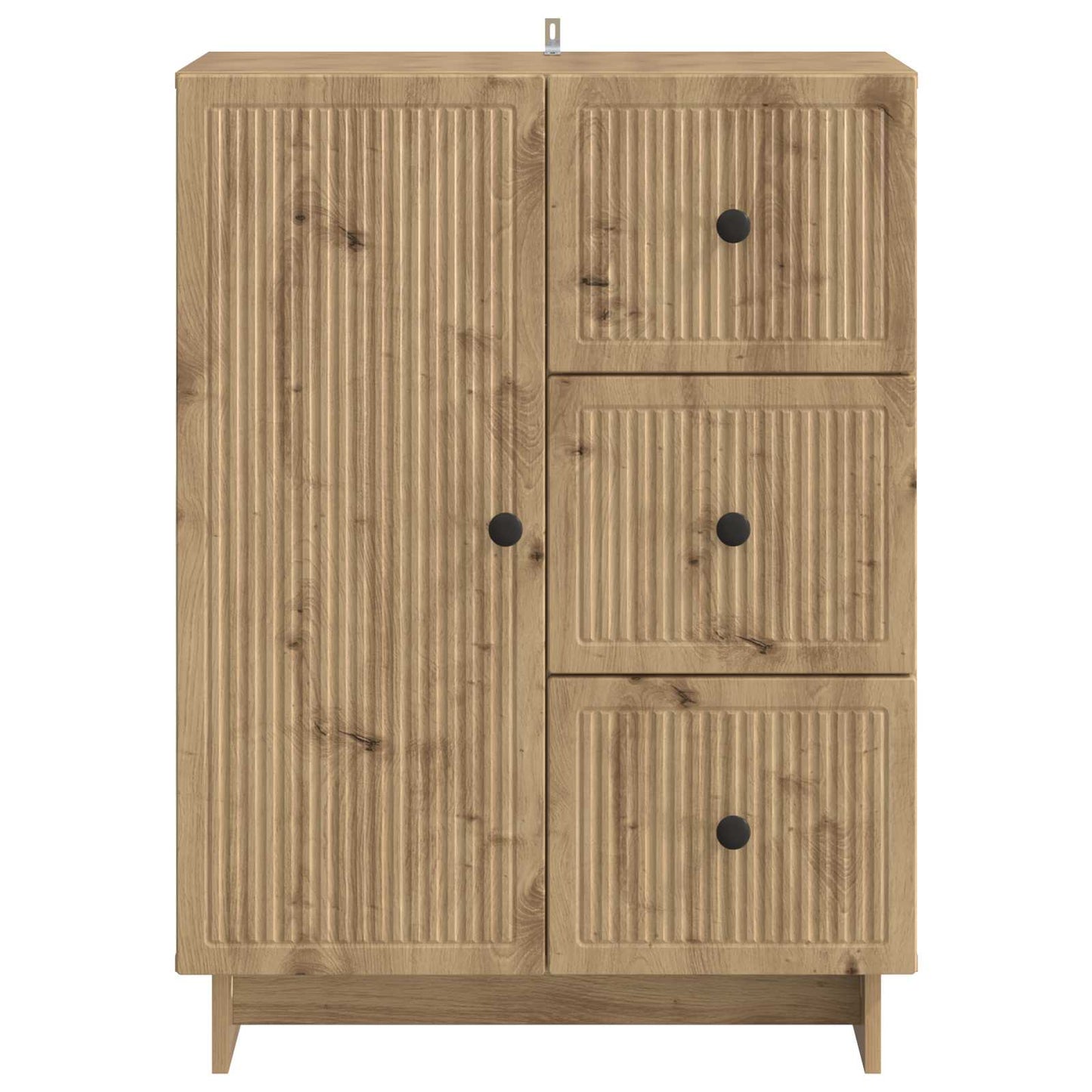 Sideboard med låda Artisan-ek 66 x 34,5 x 90 cm Konstruerat trä