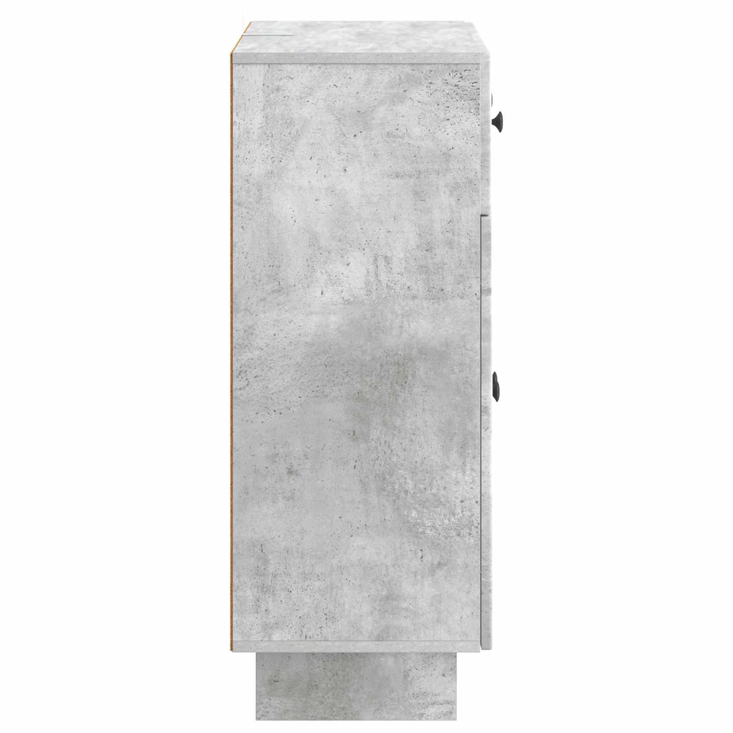 Sideboard med låda Betonggrå 66 x 34,5 x 90 cm Konstruerat trä