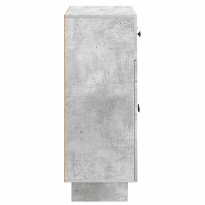 Sideboard med låda Betonggrå 66 x 34,5 x 90 cm Konstruerat trä