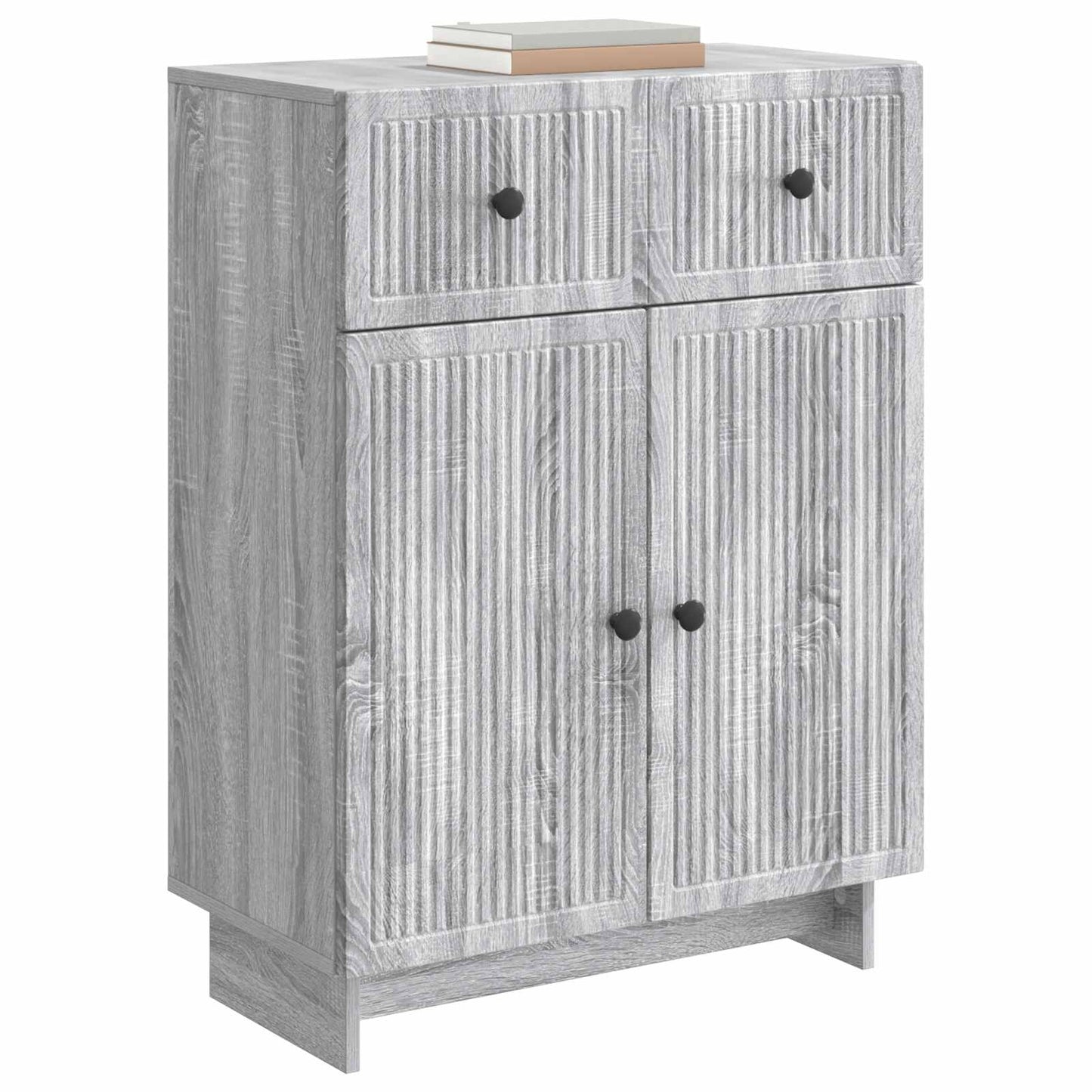 Sideboard Grå sonoma-ek 66 x 34,5 x 90 cm Konstruerat trä