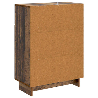 Sideboard Gammalt trä 66 x 34,5 x 90 cm Konstruerat trä