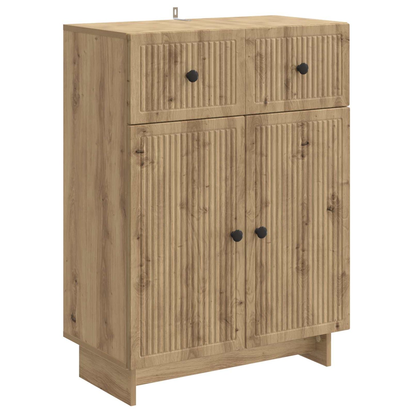 Sideboard med låda Artisan-ek 66 x 34,5 x 90 cm Konstruerat trä