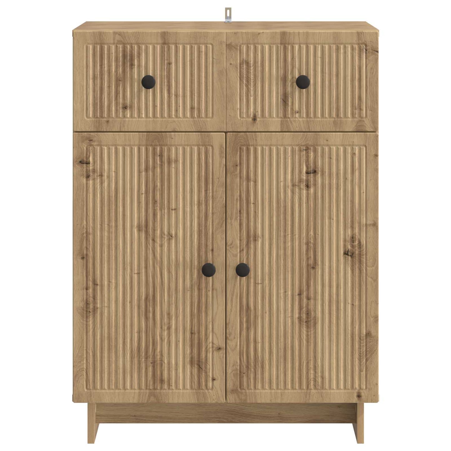 Sideboard med låda Artisan-ek 66 x 34,5 x 90 cm Konstruerat trä