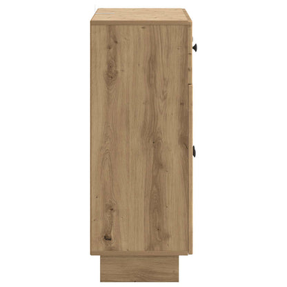 Sideboard med låda Artisan-ek 66 x 34,5 x 90 cm Konstruerat trä