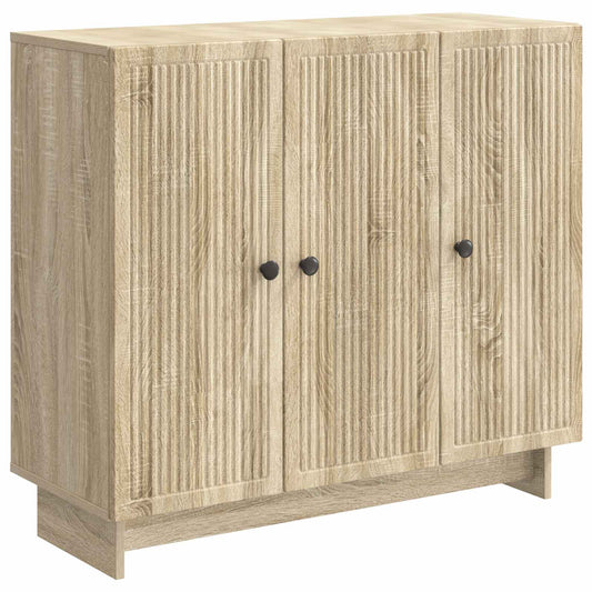 Sideboard Sonoma-ek 89 x 34,5 x 80 cm Konstruerat trä