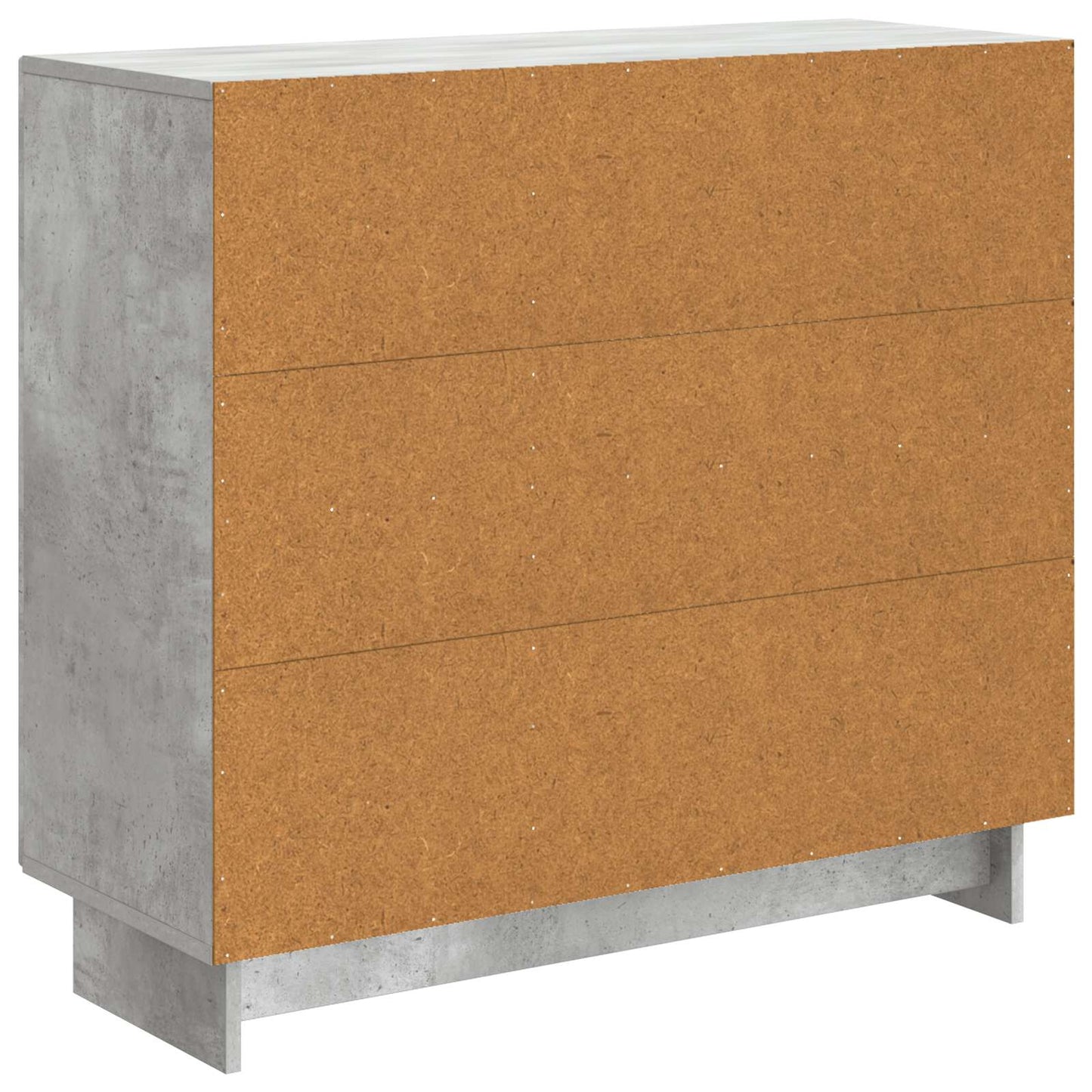 Sideboard Betonggrå 89 x 34,5 x 80 cm Konstruerat trä