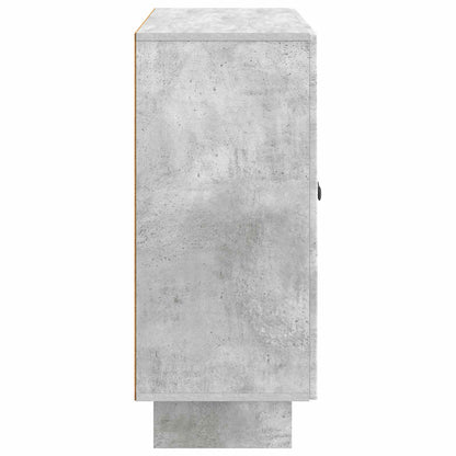 Sideboard Betonggrå 89 x 34,5 x 80 cm Konstruerat trä