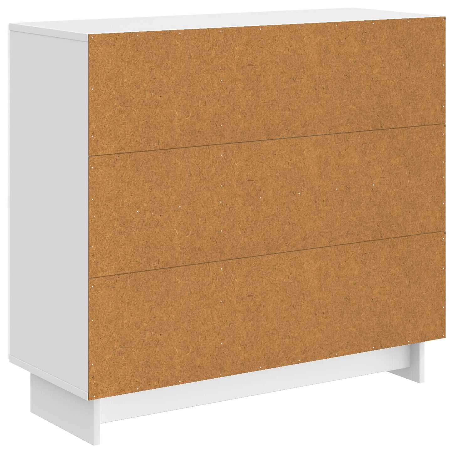 Sideboard Vit högglans 89 x 34,5 x 80 cm Konstruerat trä