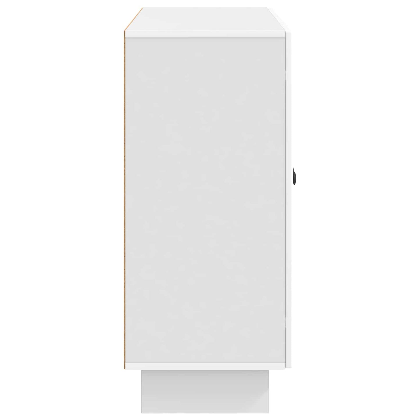 Sideboard Vit högglans 89 x 34,5 x 80 cm Konstruerat trä