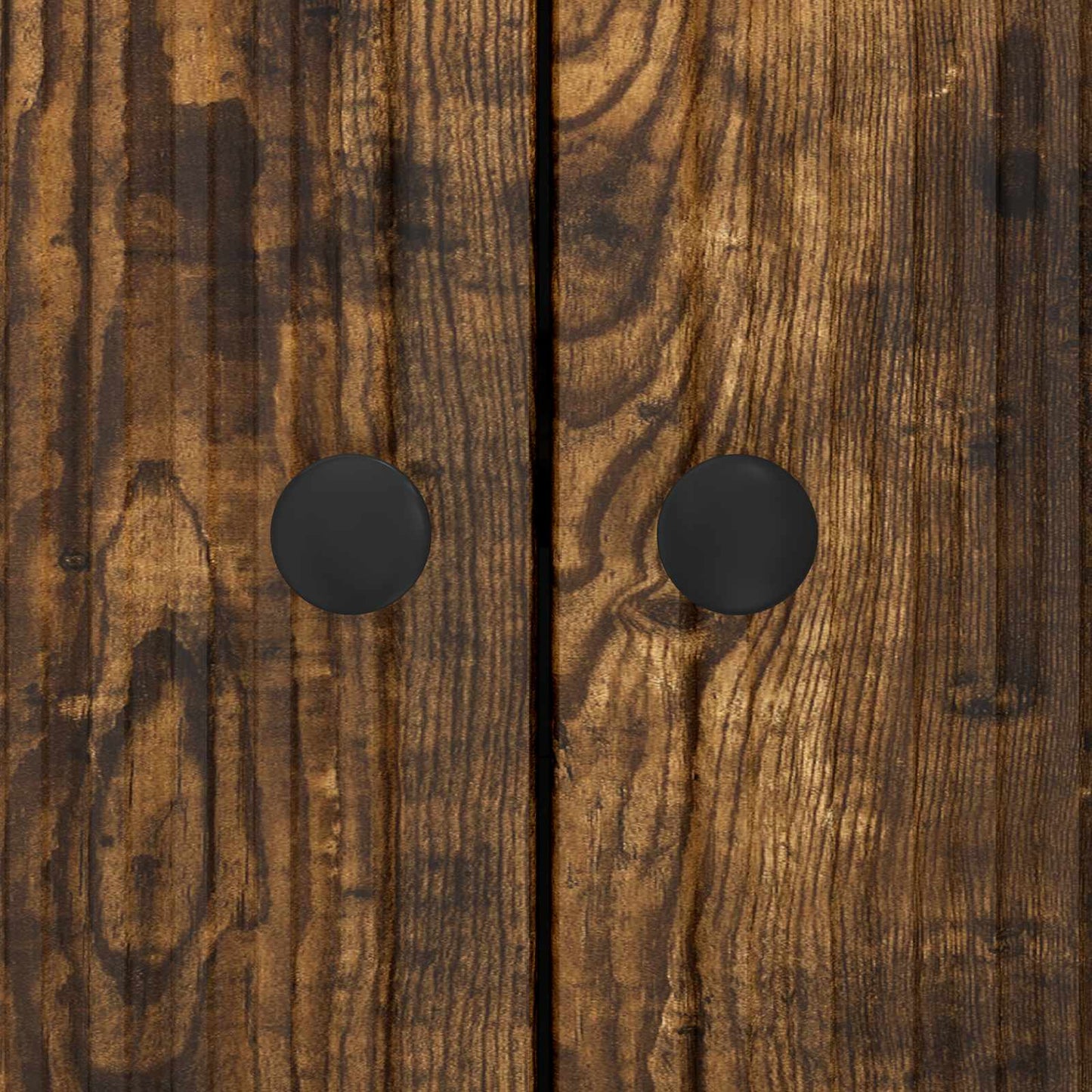 Sideboard Rökt ek 89 x 34,5 x 80 cm Konstruerat trä