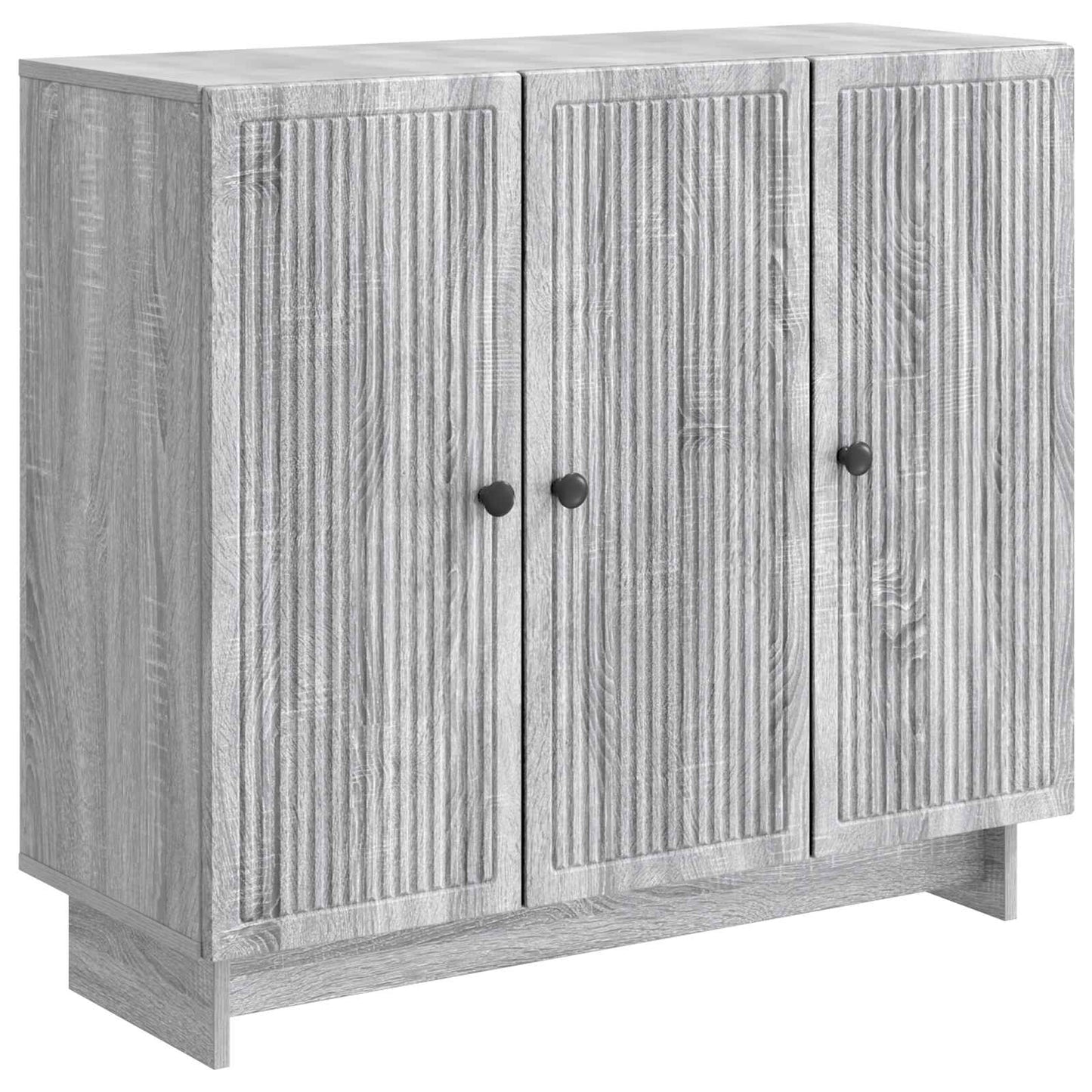 Sideboard Grå sonoma-ek 89 x 34,5 x 80 cm Konstruerat trä