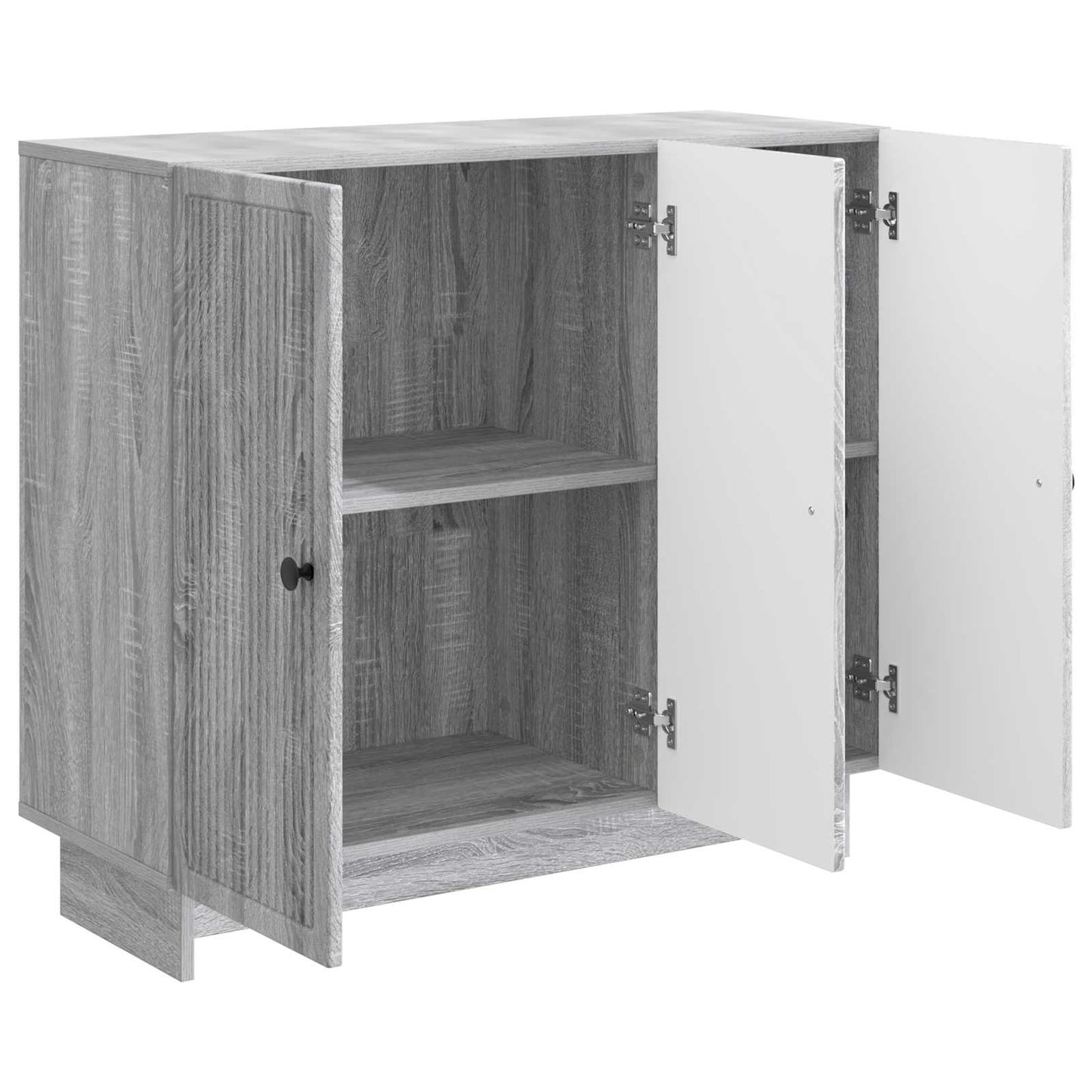Sideboard Grå sonoma-ek 89 x 34,5 x 80 cm Konstruerat trä